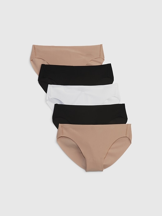 Image number 1 showing, No-Show Bikini (5-Pack)