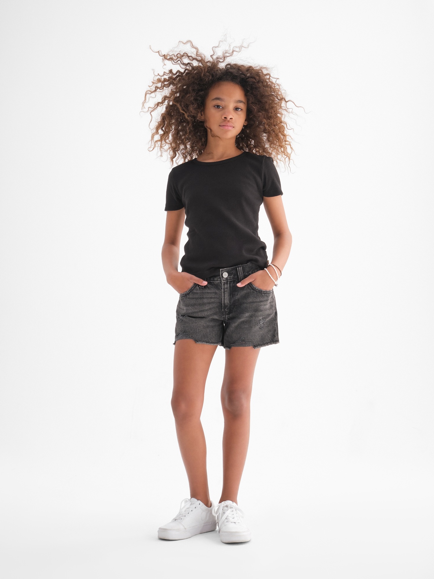 Gap black hot sale denim shorts