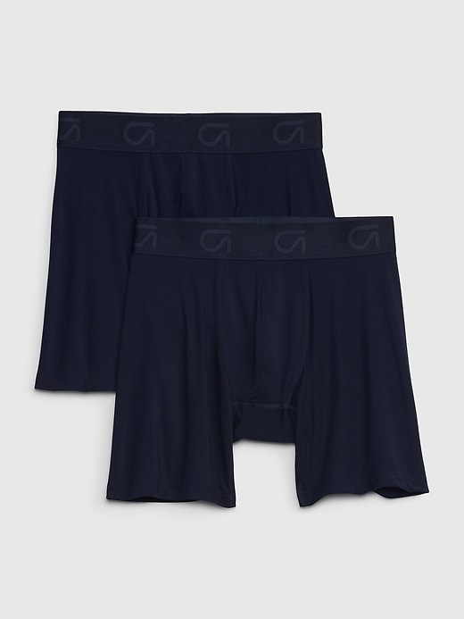 View large product image 1 of 1. GapFit 5" Boxer Briefs (2-Pack)