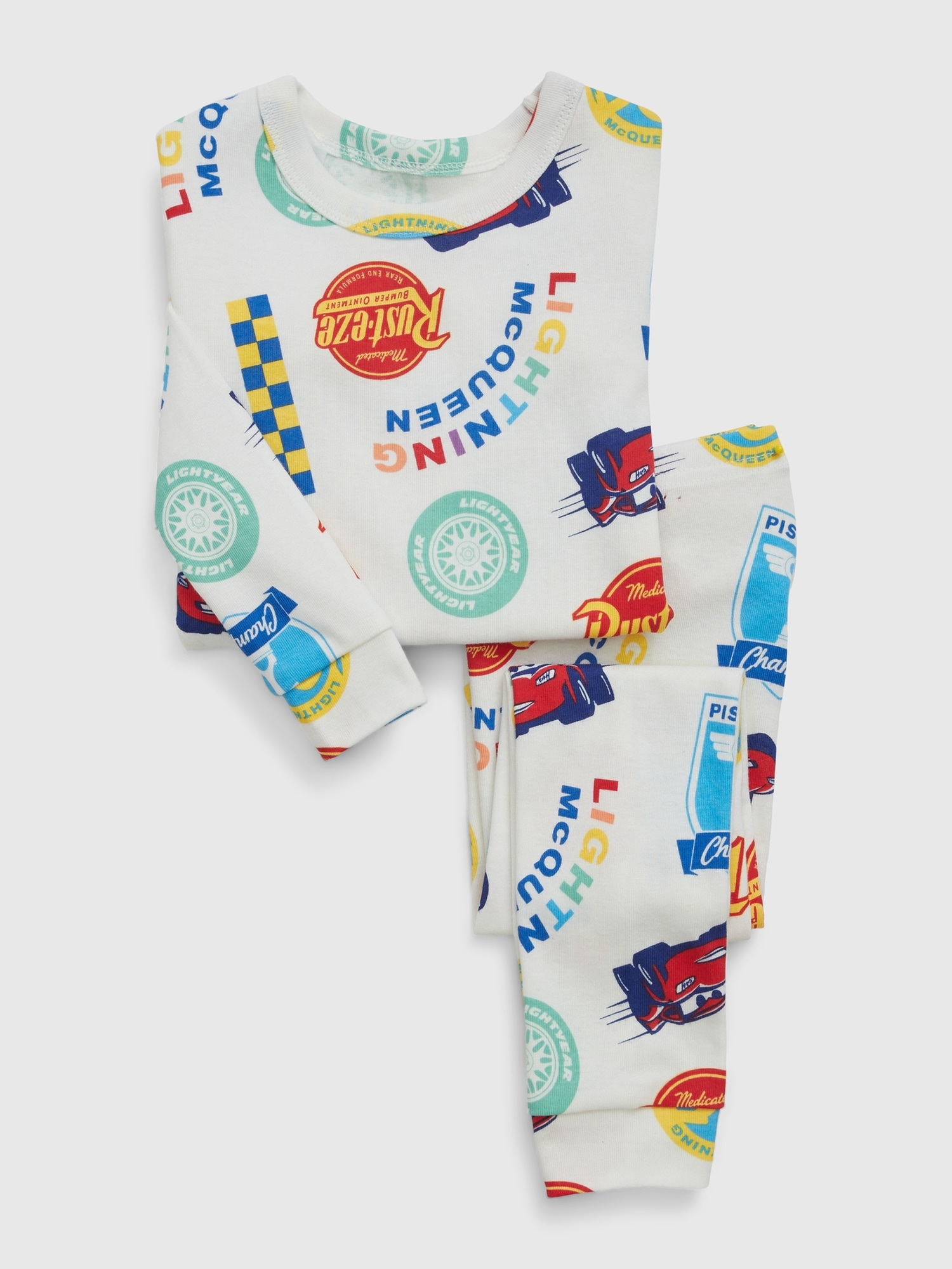 Disney Cars Toddler Boys 2 Piece Short Sleeve Pants Pajamas Set 21CR096ESL  