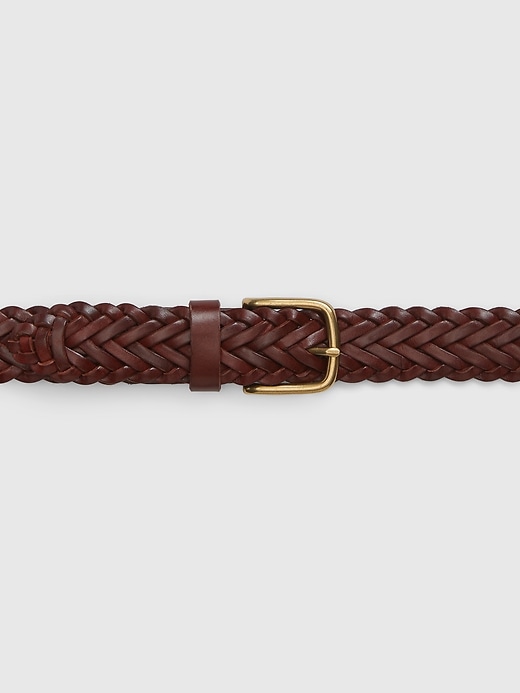 Image number 2 showing, Braided Leather Belt