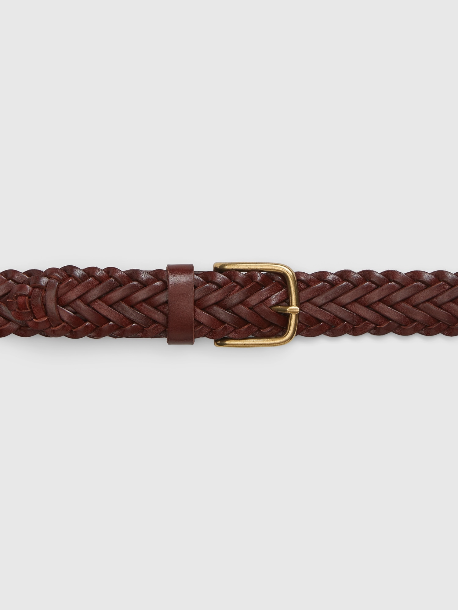 Belts braided chocolate Braided belt