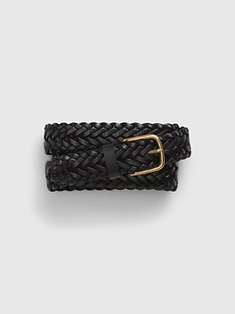 Black Braided Leather Belt Size Large Xlarge / Leather Belt Made in  Argentina / Belt With Leather Buckle -  Canada