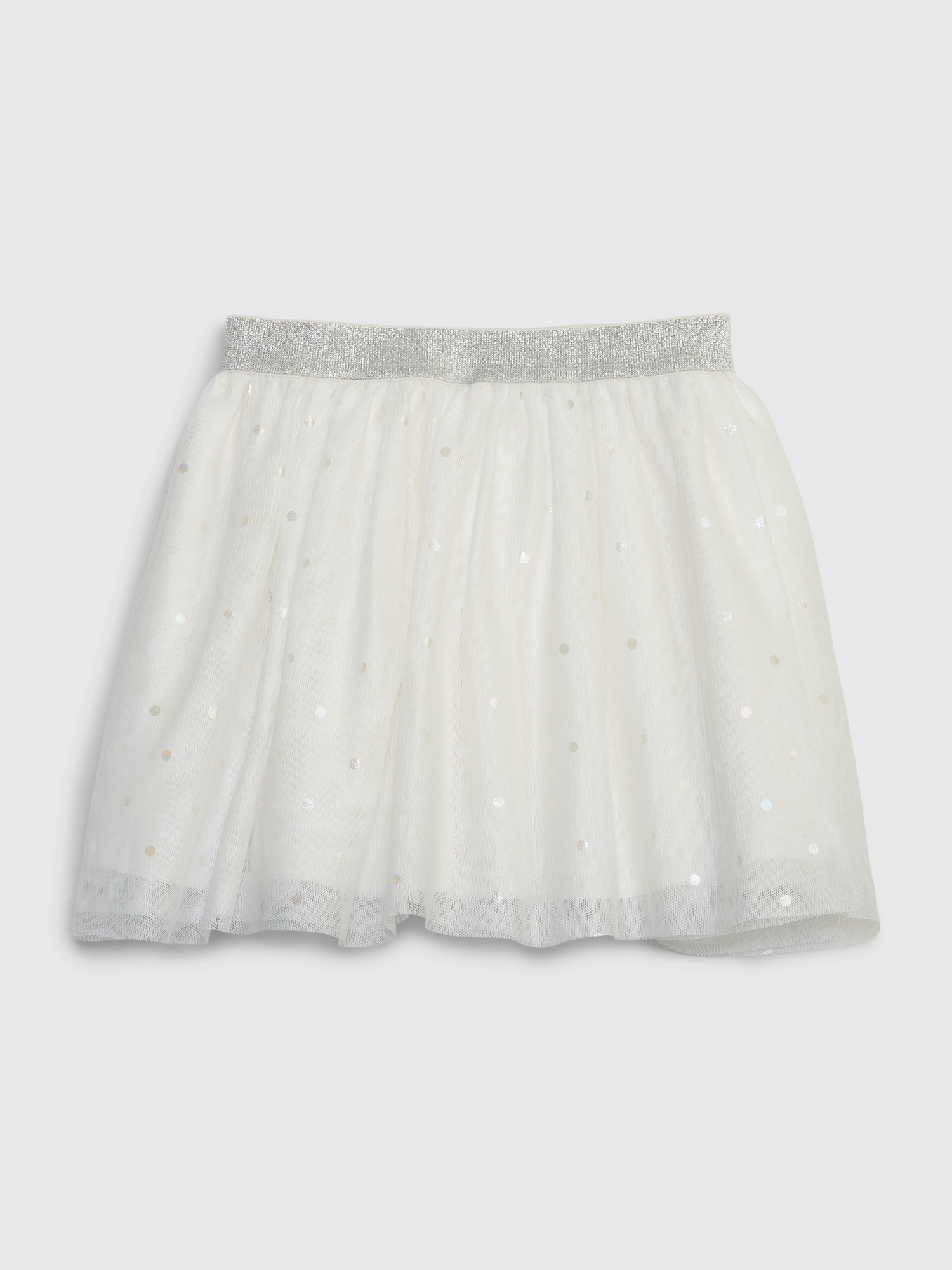 Toddler Metallic Dot Tulle Skirt