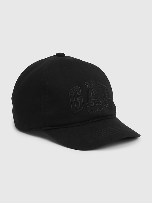 View large product image 1 of 1. Kids Organic Cotton Gap Arch Logo Baseball Hat