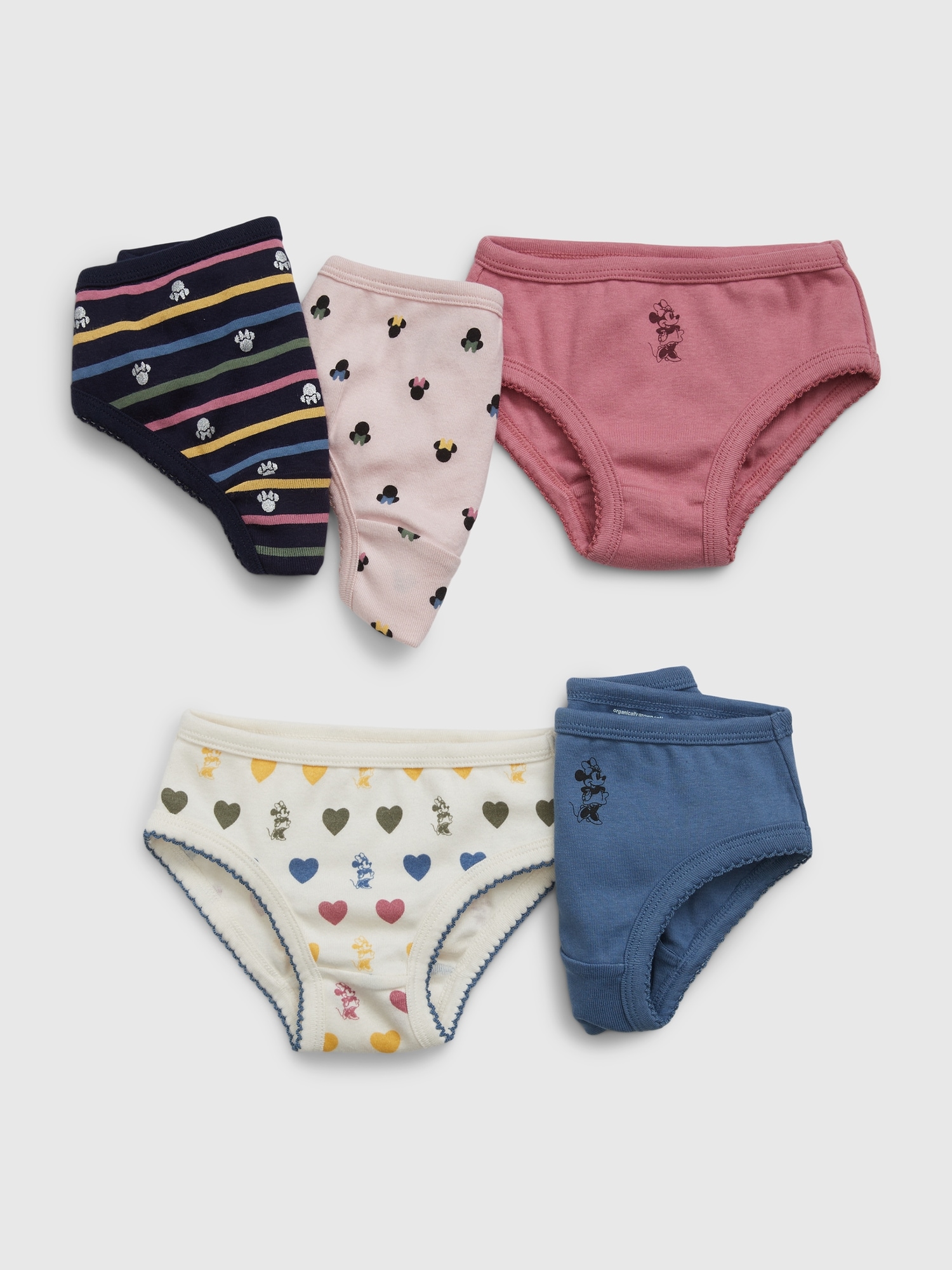 NEW GAP KIDS DISNEY Girls Small Underwear Small 6-7 NWOT 4 Pair