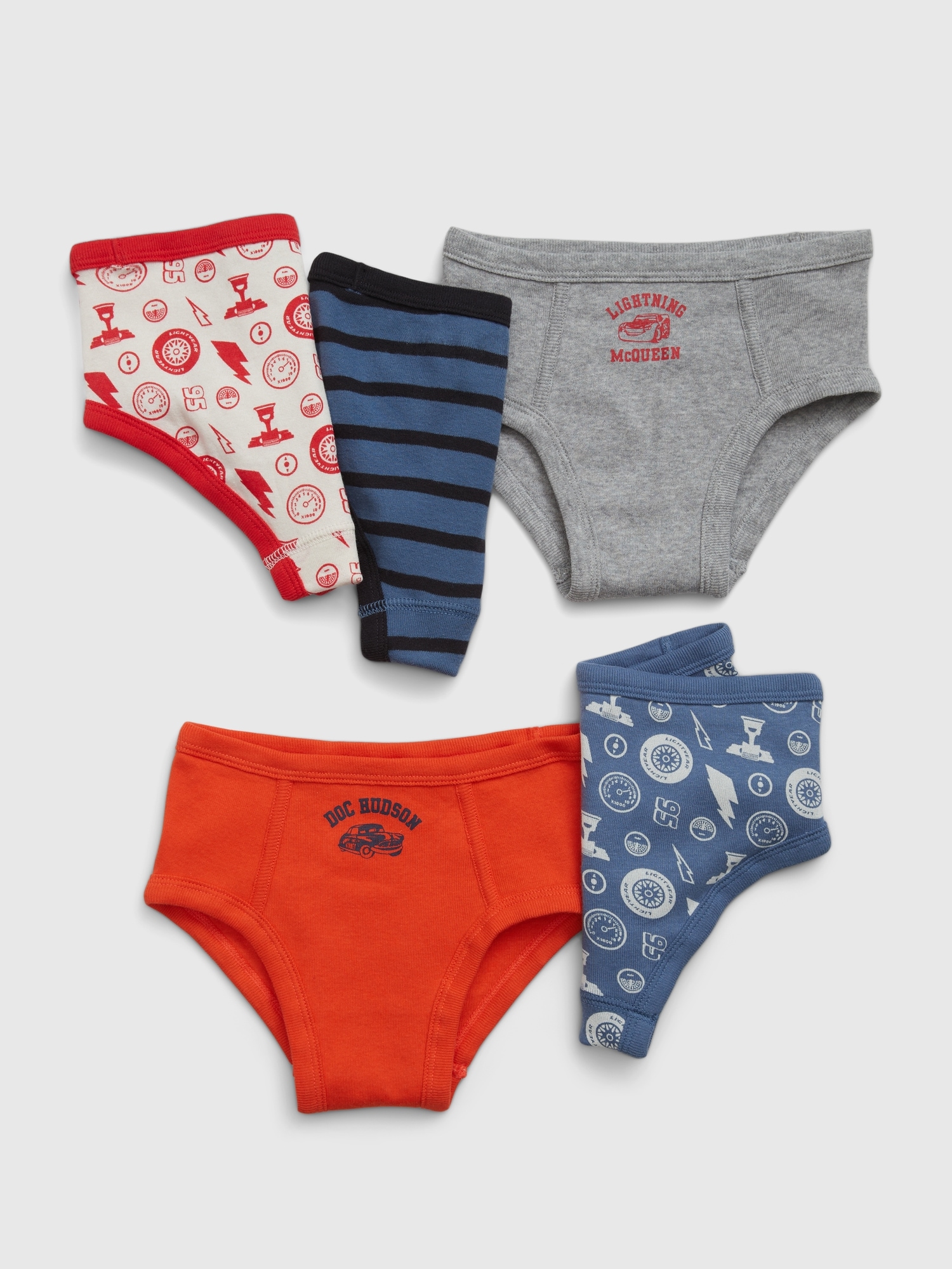 Little Planets & Space Shuttles Organic Cotton Toddler Boy Underwear 5 Pack