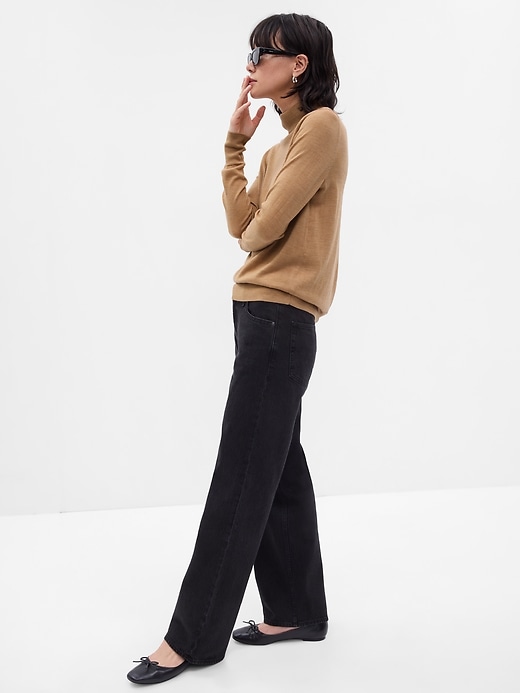 Image number 1 showing, Merino Wool Turtleneck Sweater