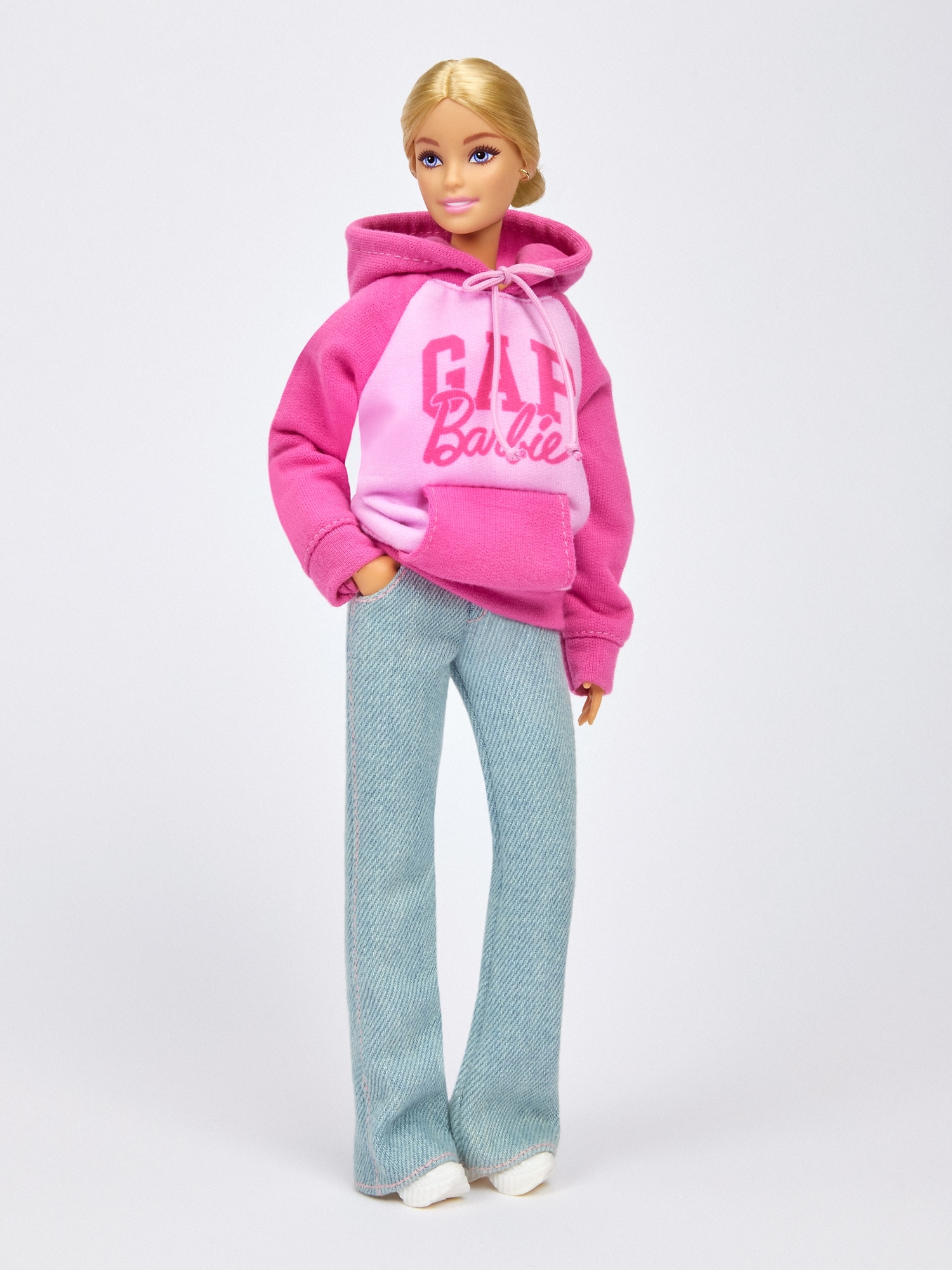 Gap × Barbie™ Arch Logo Doll Hoodie