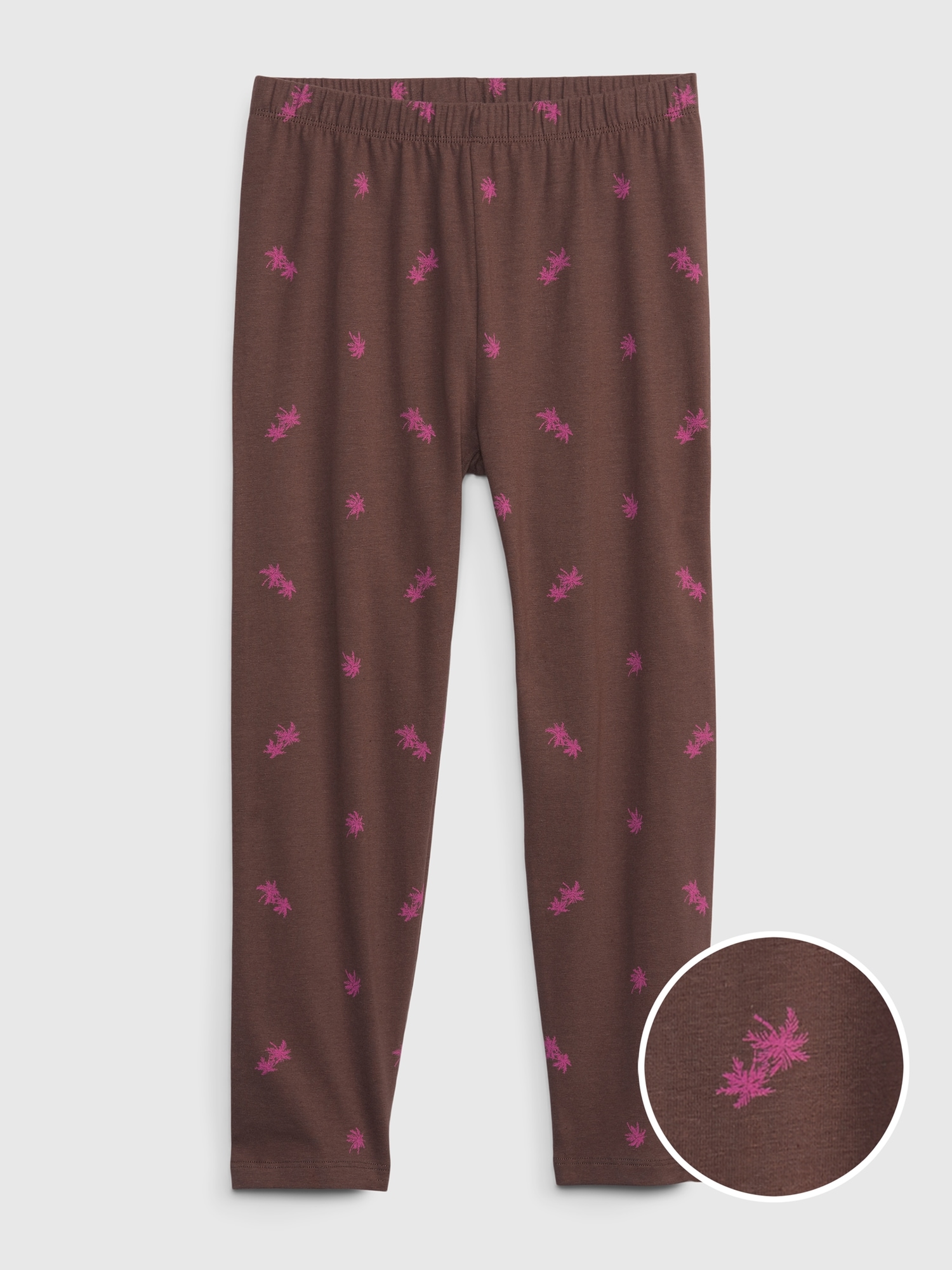 Gap Kids Cotton Capri Leggings brown. 1