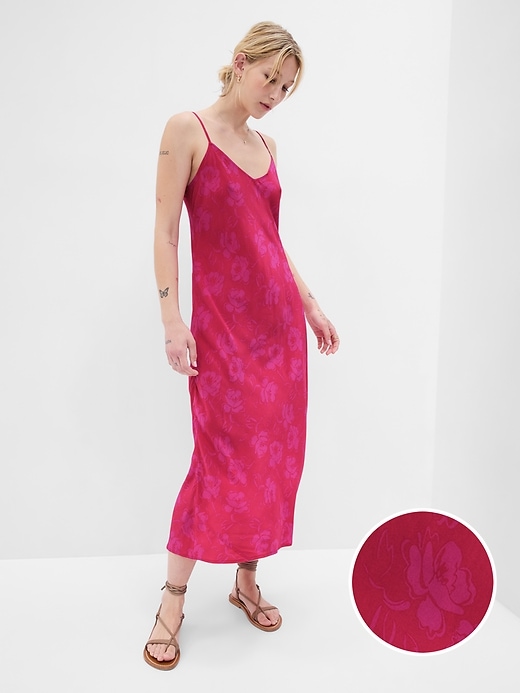 Image number 1 showing, Midi Slip Dress