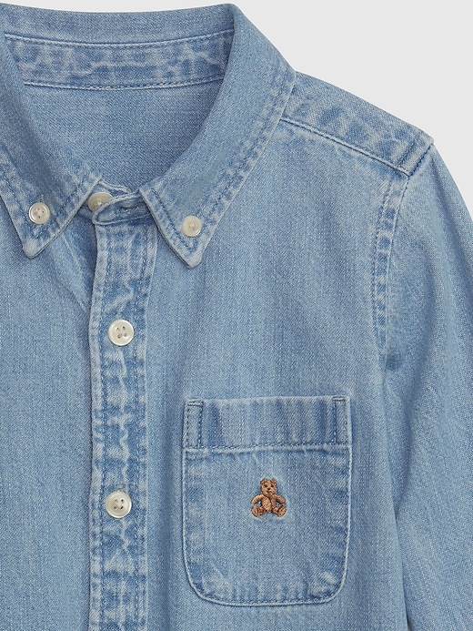 Image number 3 showing, babyGap Denim Shirt with Washwell