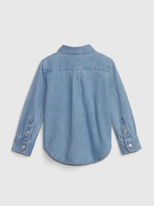 Image number 2 showing, babyGap Denim Shirt with Washwell