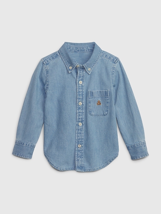 Image number 1 showing, babyGap Denim Shirt with Washwell