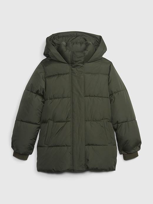 Gap long down puffer jacket best sale