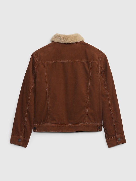 Image number 2 showing, Kids Sherpa-Lined Corduroy Icon Jacket