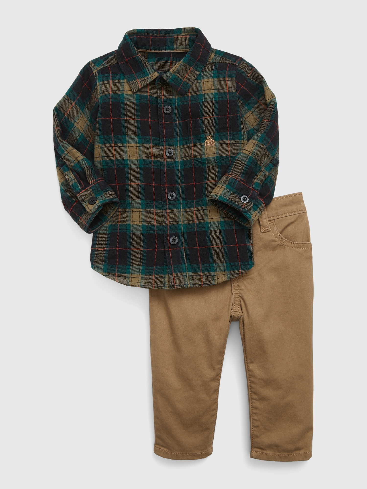 Plaid deals outfit set