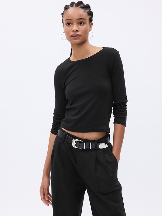 Image number 7 showing, Modern Cropped T-Shirt