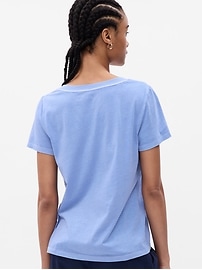 Organic Cotton Vintage V-Neck T-Shirt | Gap