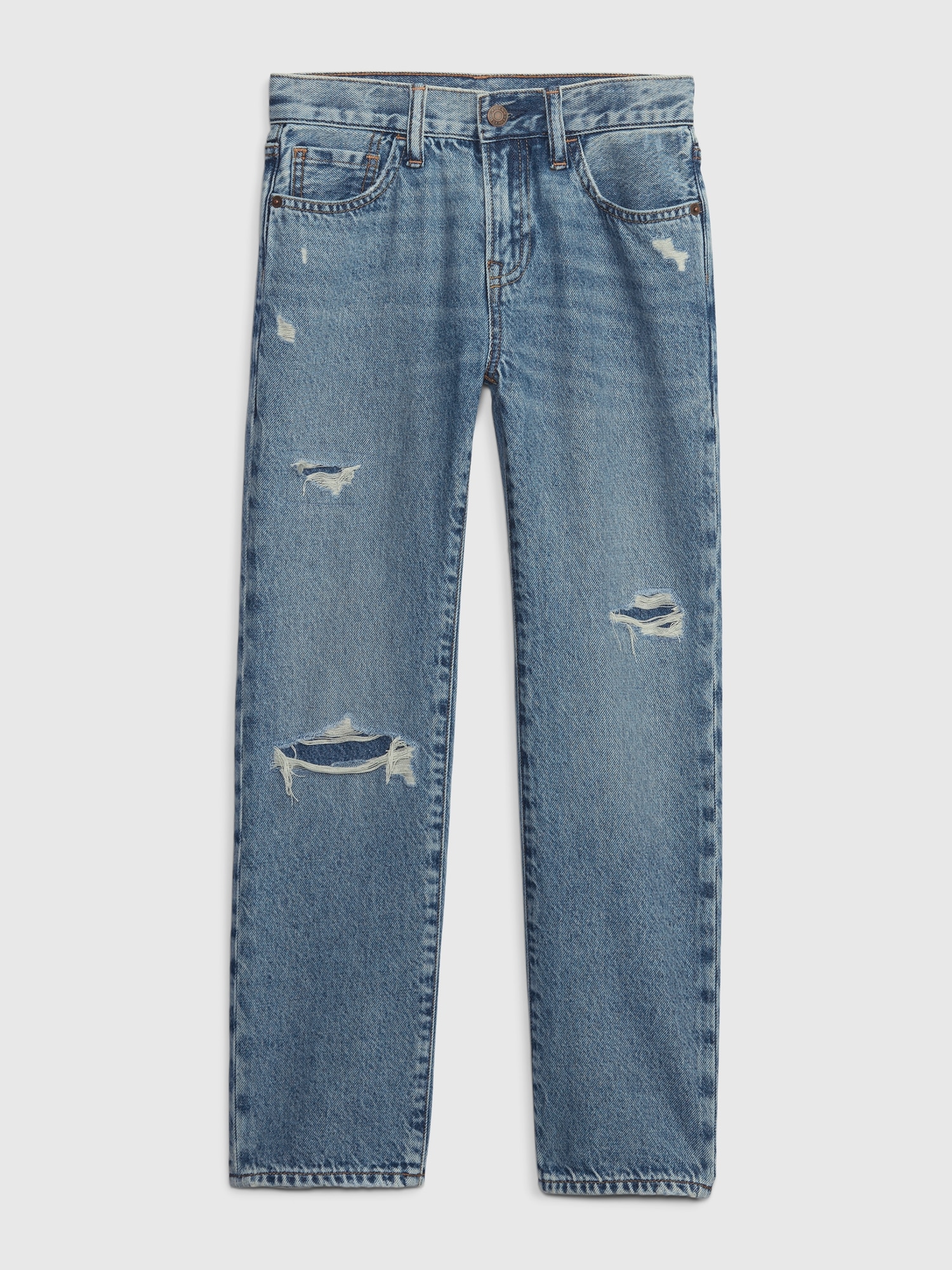 Kids Rip & Repair Original Straight Jeans with Washwell