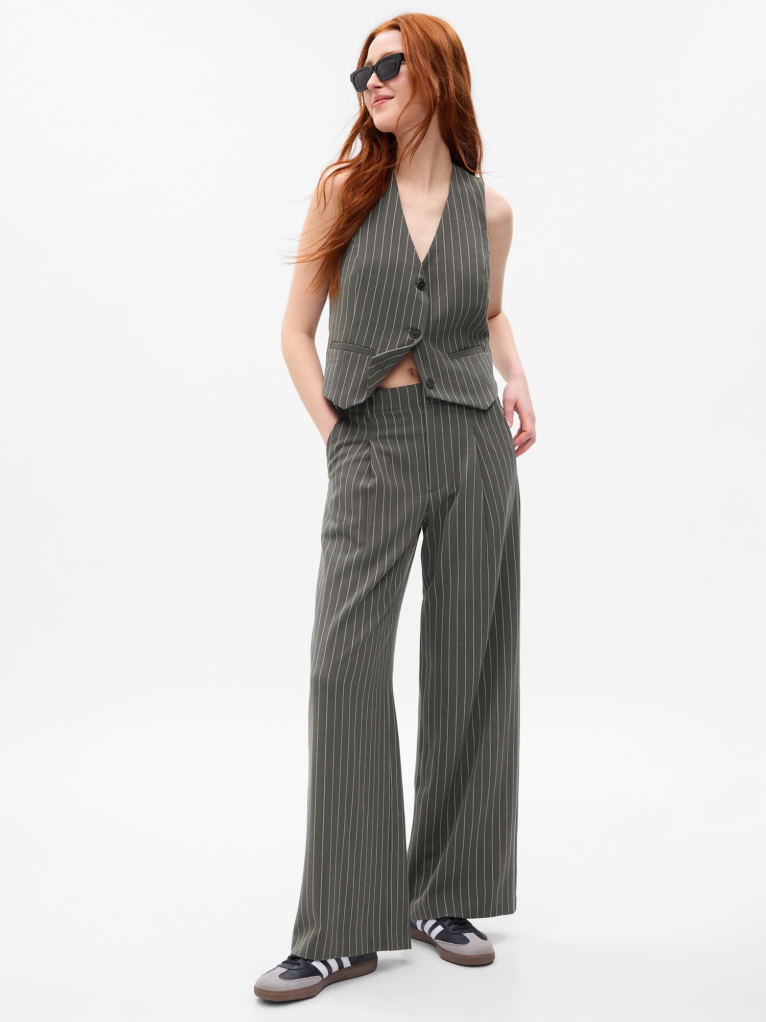 Together Pleated Palazzo Trousers