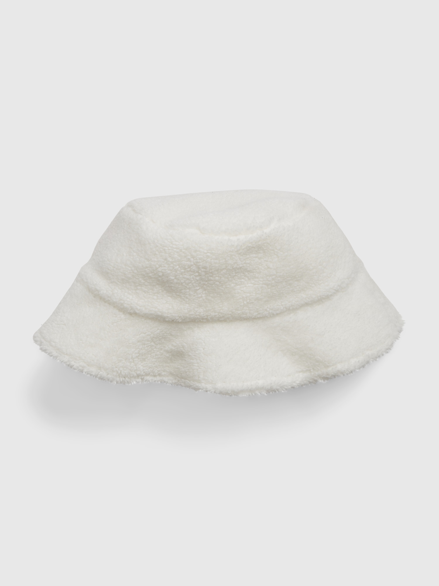 Kids Sherpa Bucket Hat - Beige