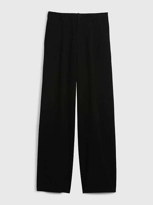 High Rise Pleated Wide-Leg Trousers | Gap