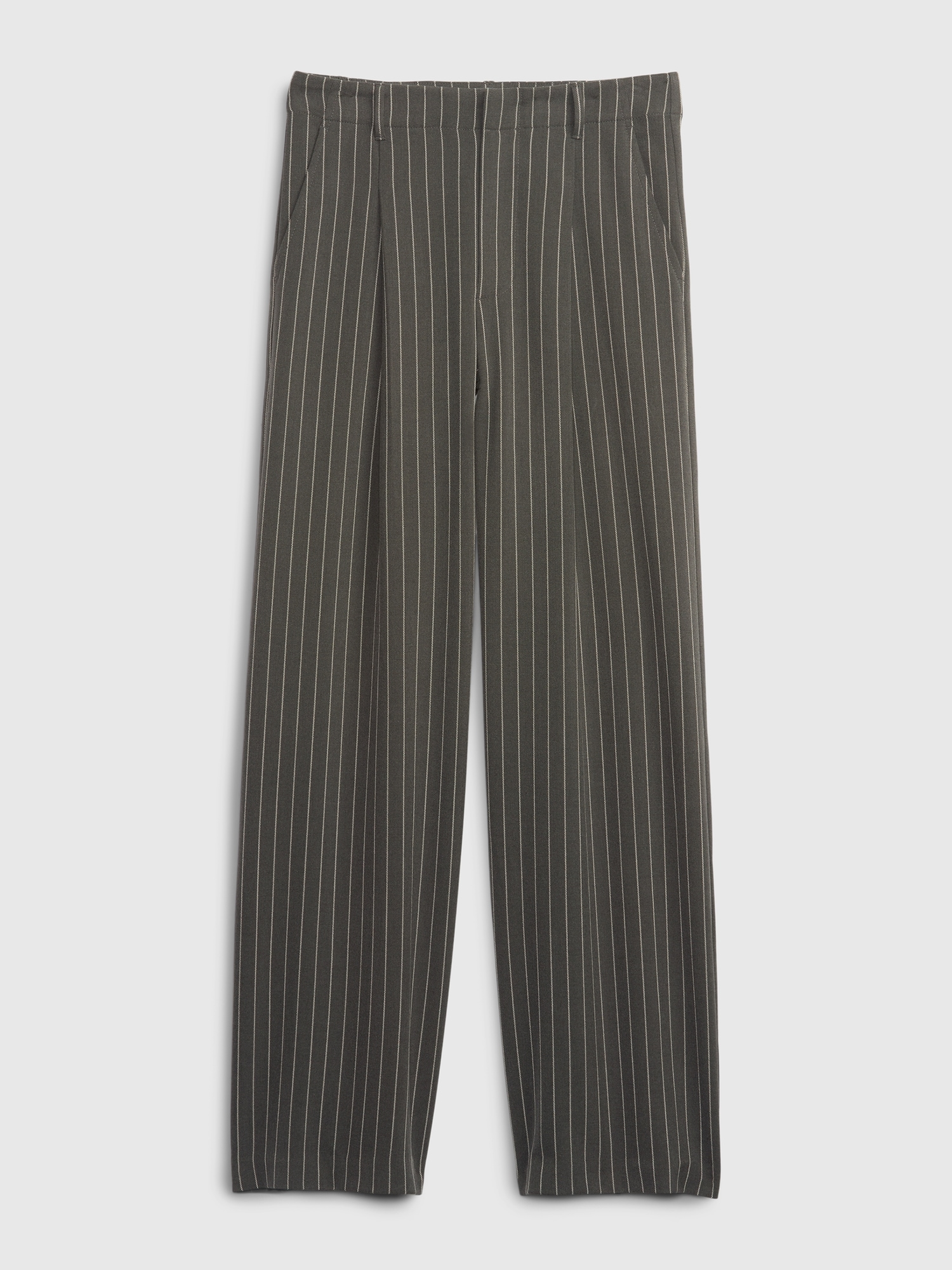 HIGH-RISE WIDE-PLEAT STRAIGHT TROUSER
