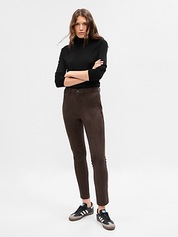 Dadaria Wide Leg Pants for Women Petite Length Solid Button with Pocket  Elastic Waist Long Pants Black S,Female
