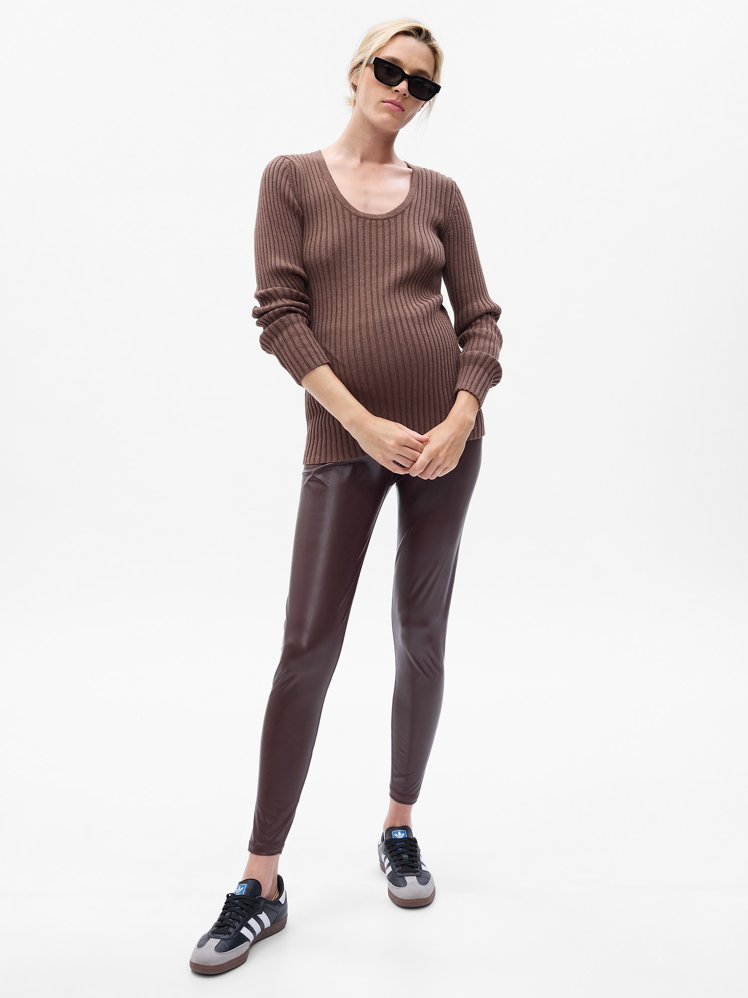 Maternity Petite Leather Look Leggings  International Society of Precision  Agriculture