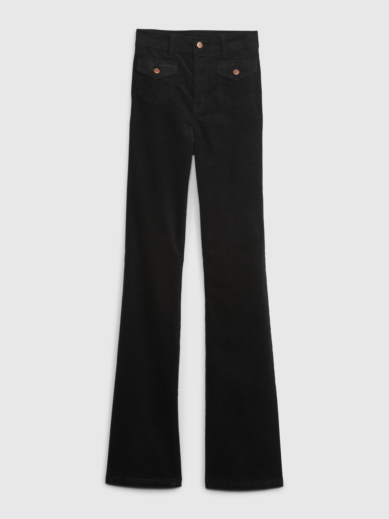 Women's High-Rise Corduroy Flare Pants, Women's Sale