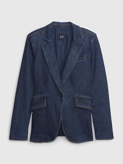 Image number 6 showing, Denim Blazer