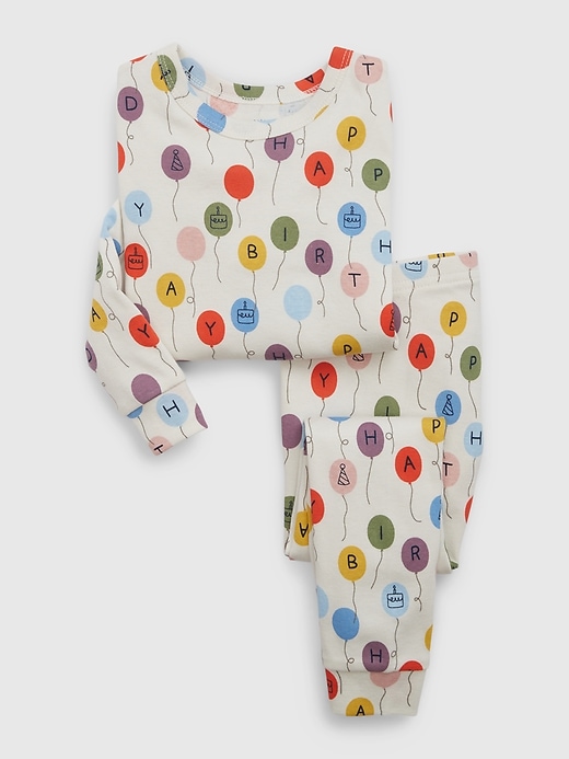 Image number 1 showing, babyGap Organic Cotton Birthday PJ Set