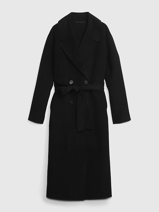 Image number 6 showing, Relaxed Wool Wrap Coat