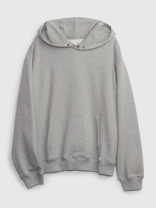 Snap-Button Heavyweight Hoodie | Gap