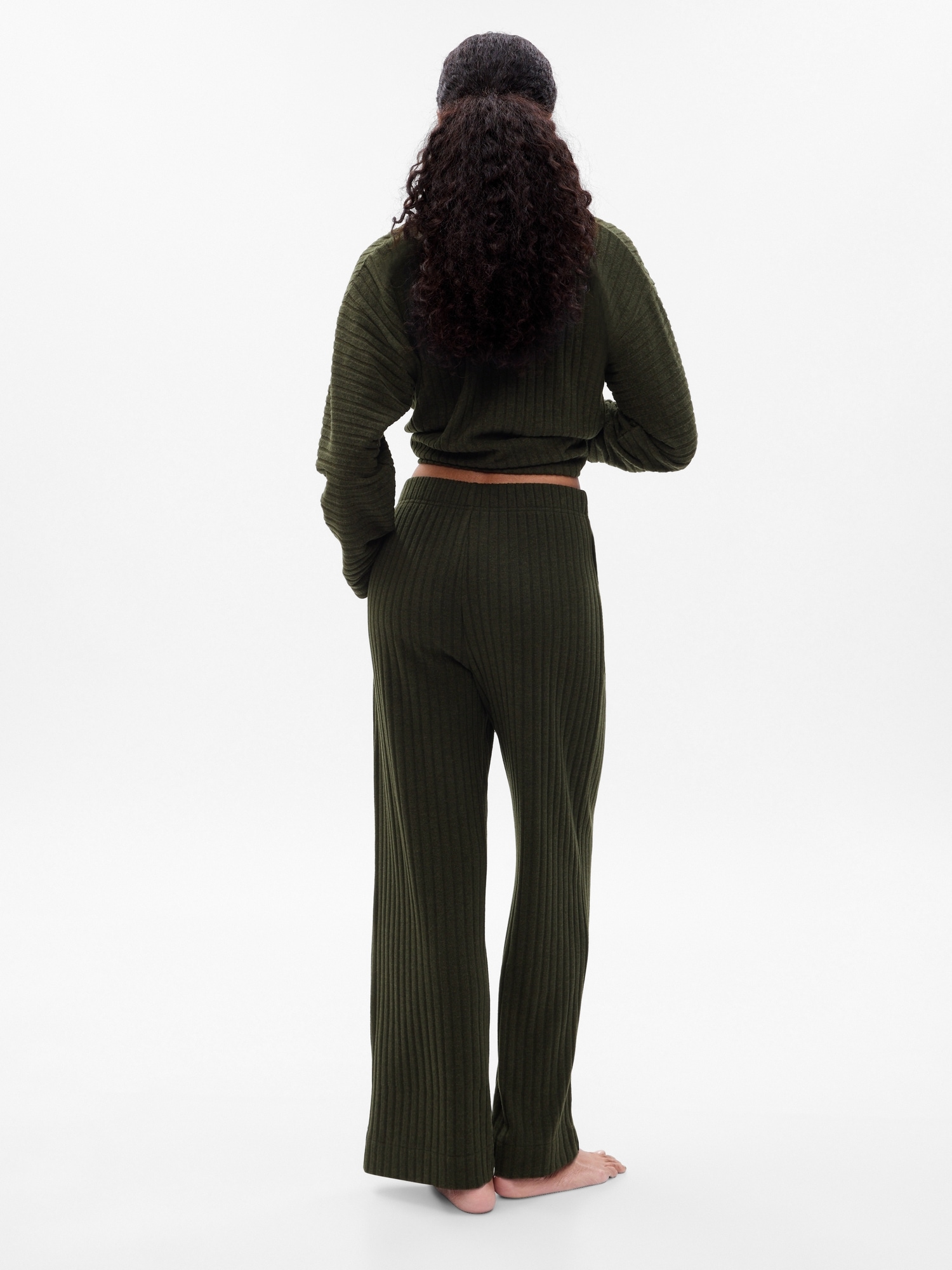 Gibobby Pajamas Pants for Women Comfy Fleece Pants Casual Stretch