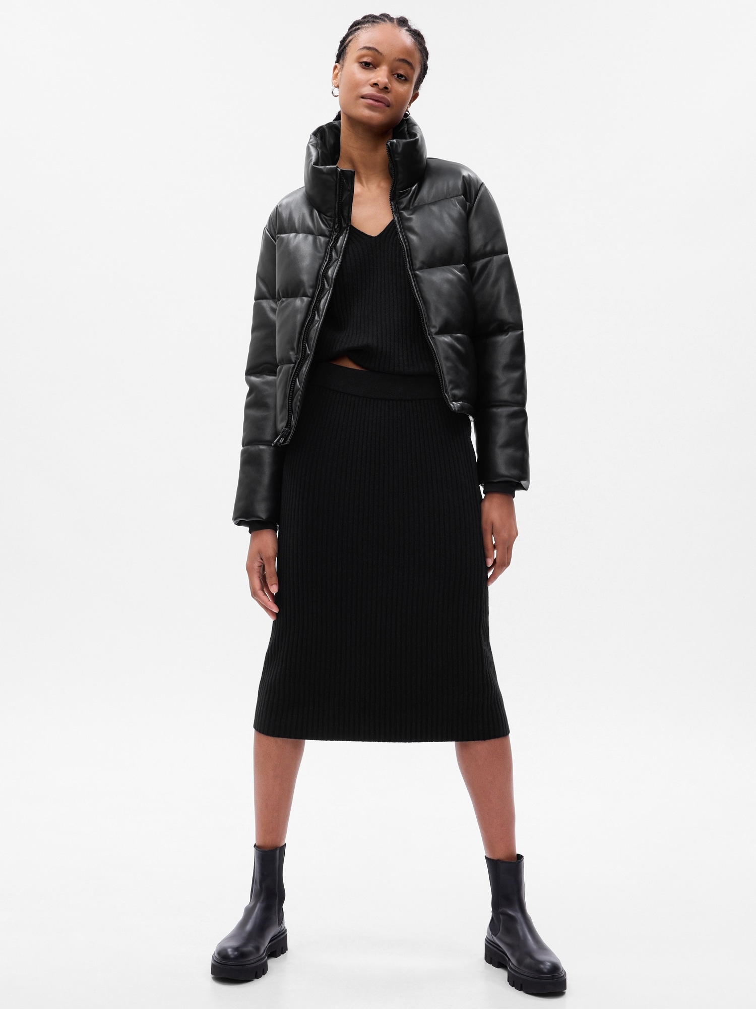Padded Puffer Super Cropped Jacket