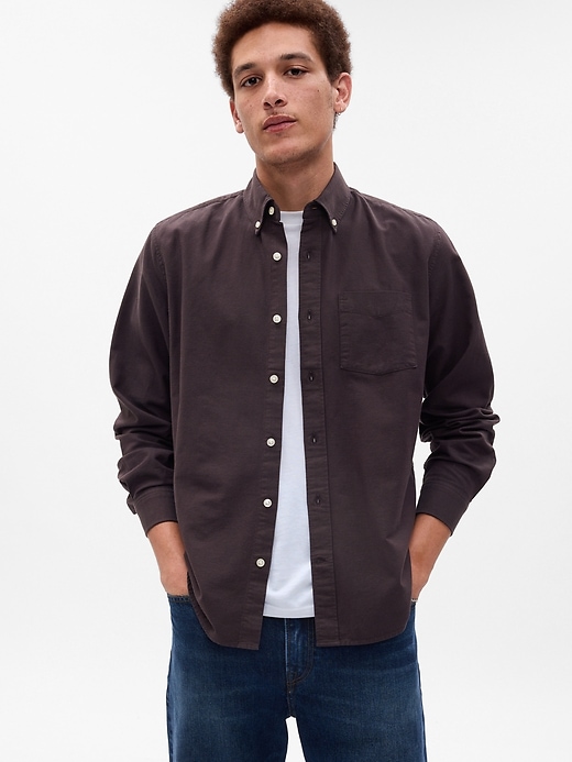 Image number 1 showing, Classic Oxford Shirt in Standard Fit