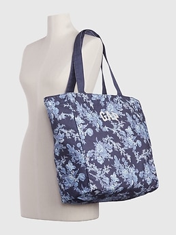 Chico's blue white floral yoga bag Tote - Conseil scolaire francophone de  Terre-Neuve et Labrador