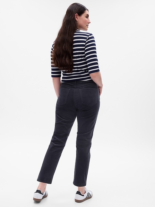 Image number 5 showing, High Rise Corduroy Vintage Slim Pants