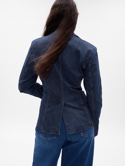 Image number 5 showing, Denim Blazer