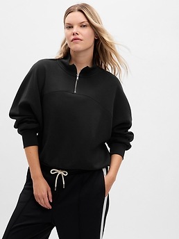 Relaxed Vintage Soft Quarter-Zip Sweatshirt