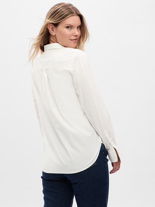 Image number 5 showing, Eyelet Ruffle Perfect Shirt