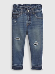 Gap Pantalón Toddler Jeans ajustados y elásticos sin cordones - Washed –  Line Up Shop