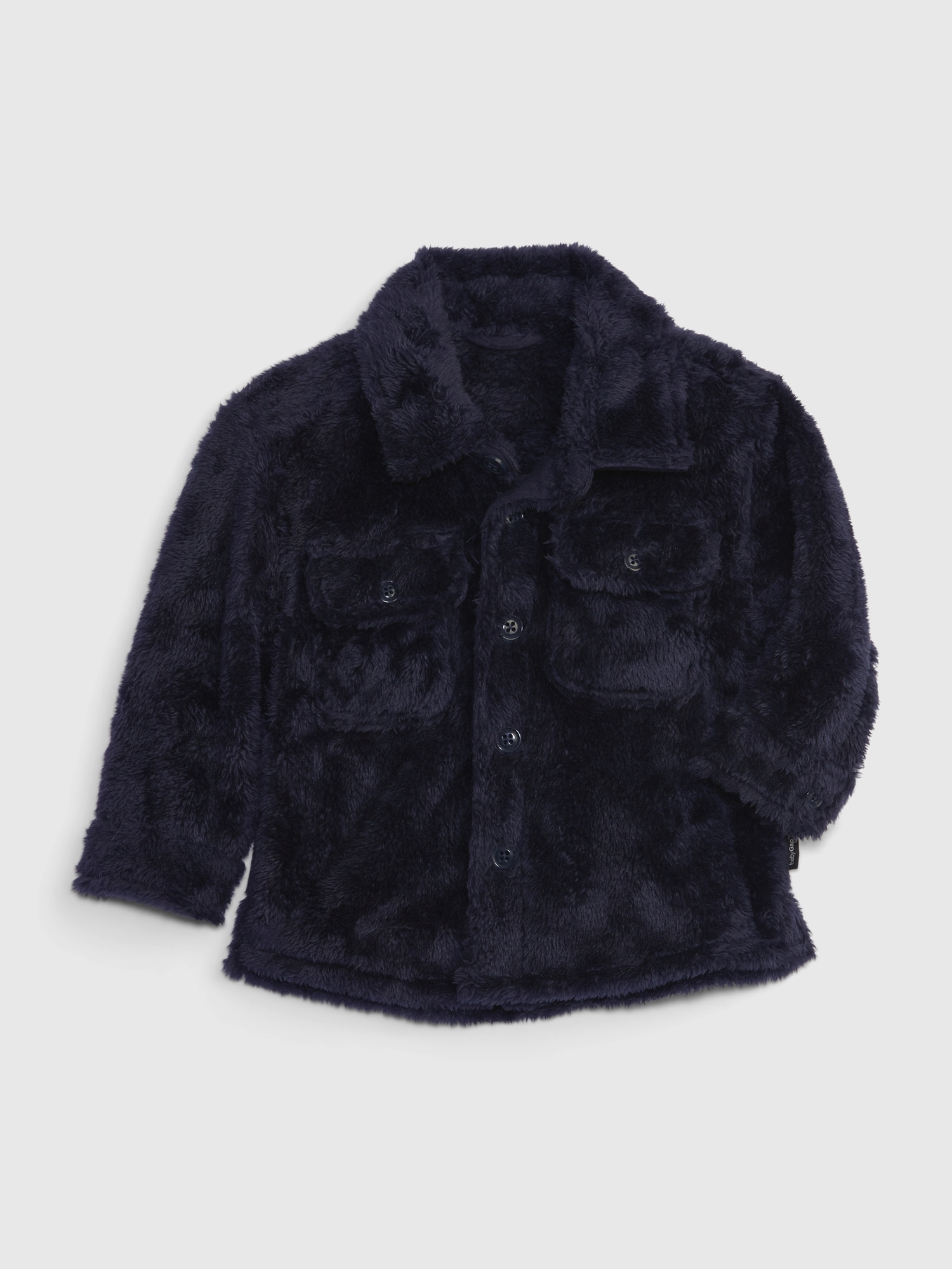 Baby Sherpa Shirt Jacket | Gap