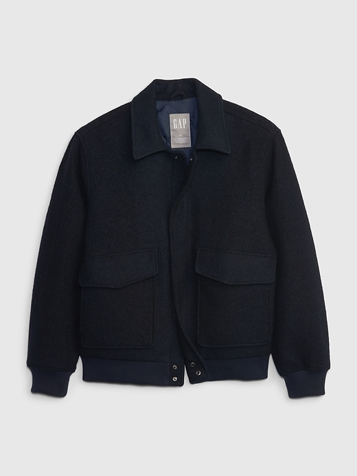 Image number 3 showing, Wool Patch-Pocket Jacket