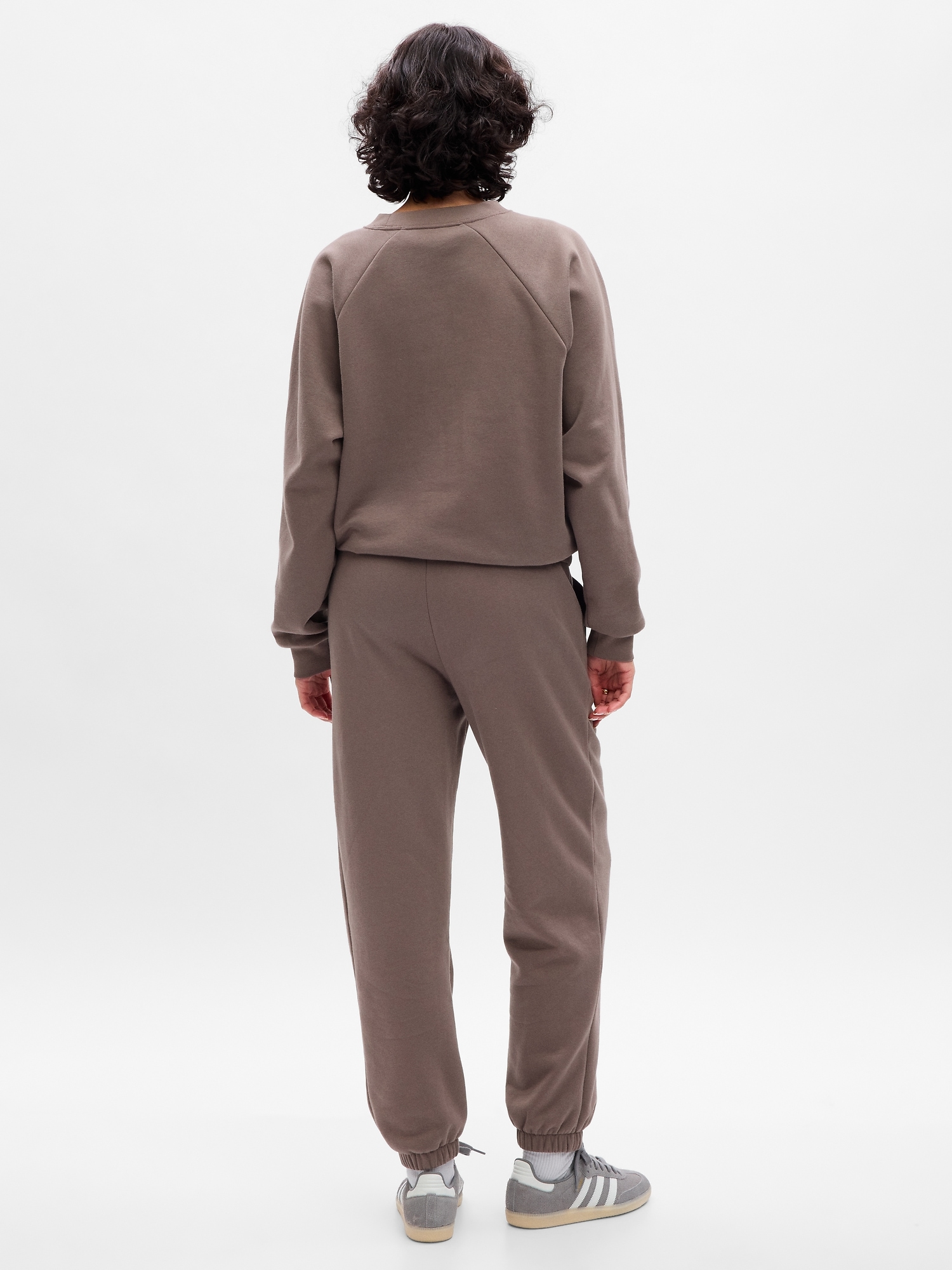 Reebok Womens Mid Rise Cinched Sweatpant, Color: Medium Grey Hthr