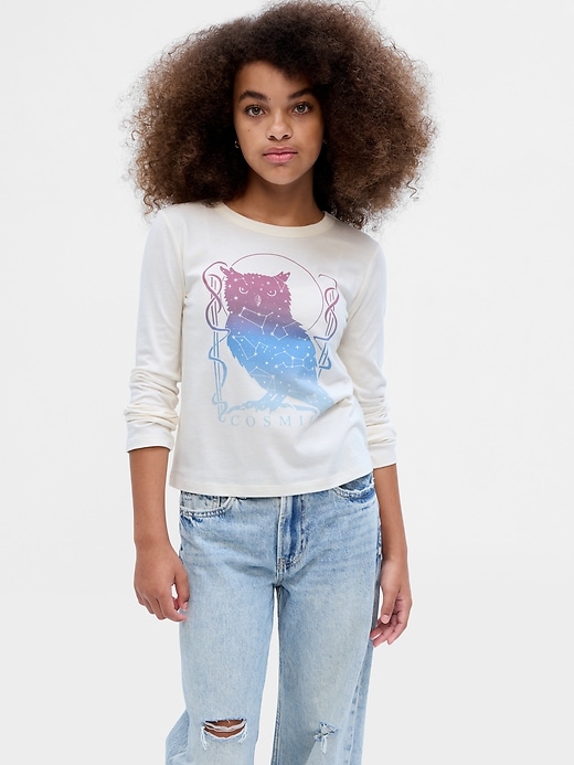 Image number 1 showing, Kids Organic Cotton Graphic T-Shirt