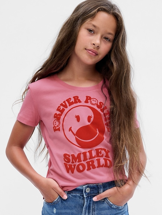 Image number 1 showing, Gap &#215 SmileyWorld® Kids Graphic T-Shirt