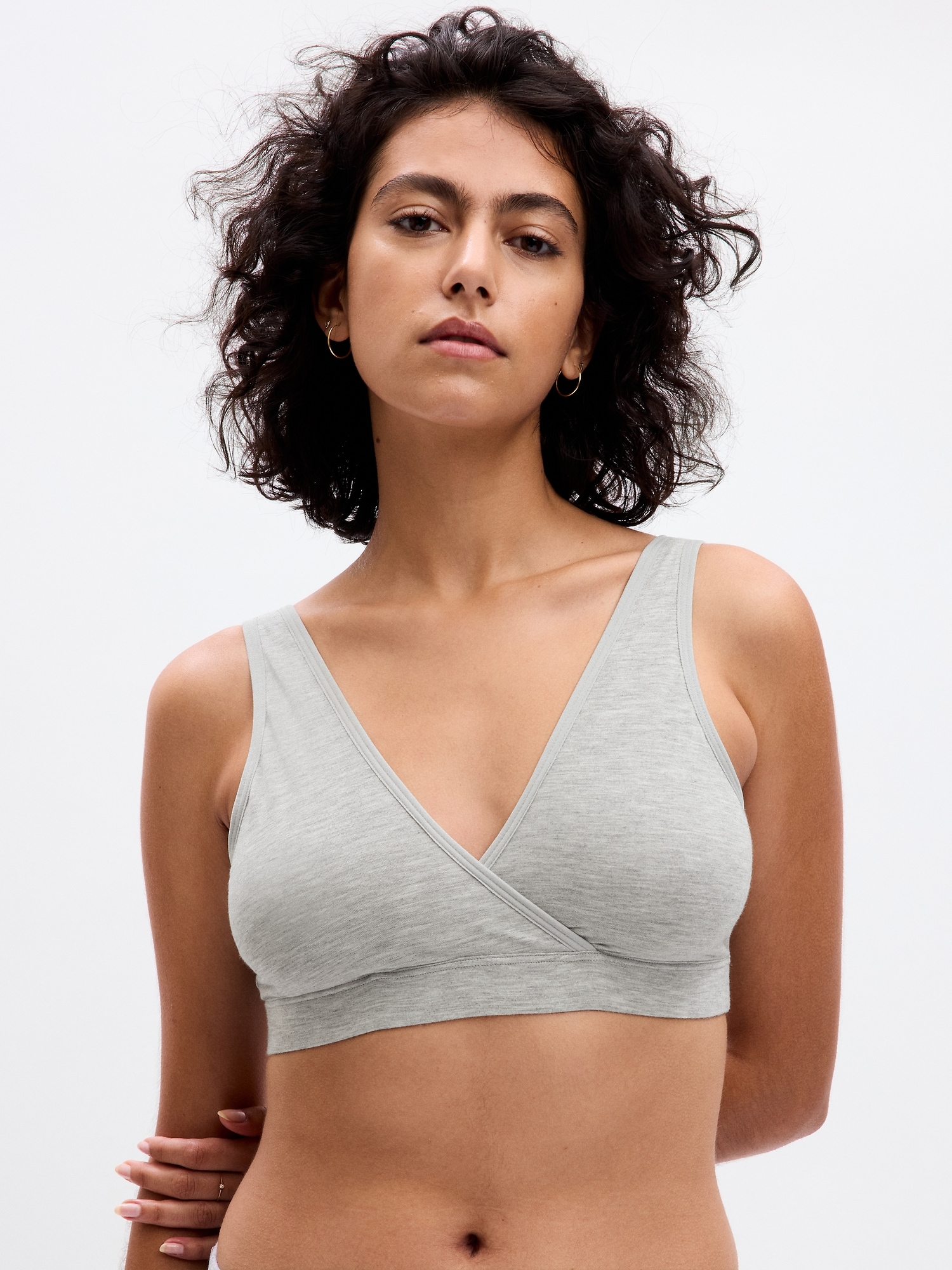Seamless Demi-Cup Maternity & Nursing Bralette by Mothers en Vogue - S -  Charcoal : : Clothing, Shoes & Accessories